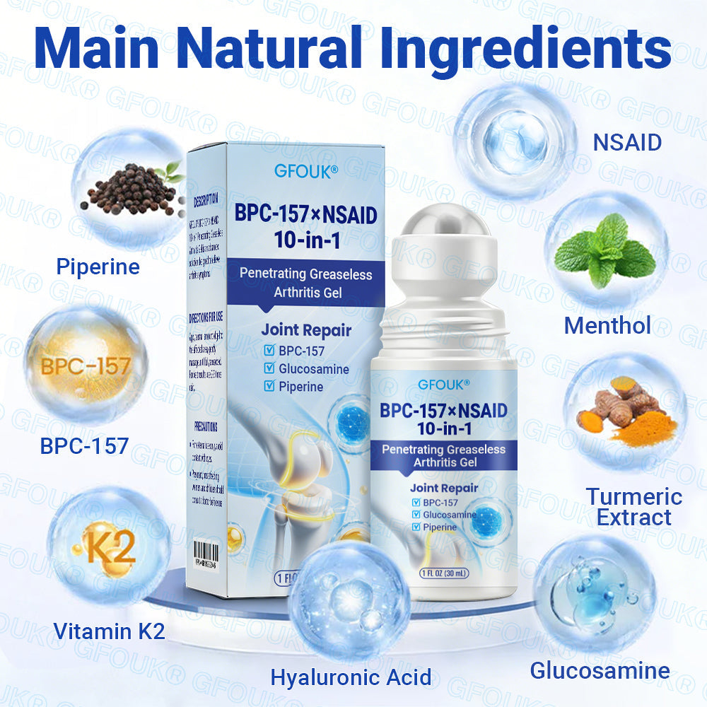 𝐎𝐟𝐟𝐢𝐜𝐢𝐚𝐥 𝐒𝐭𝐨𝐫𝐞 🇦🇺 |🦘GFOUK® BPC-157 × NSAID 10-in-1 Penetrating Greaseless Arthritis Gel