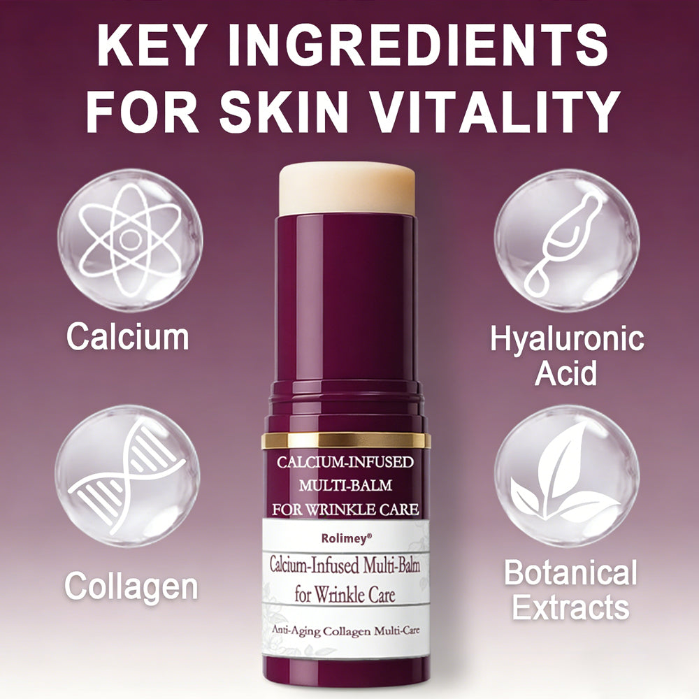 #1 Bestselling🏆--Rolimey® Calcium Multi Balm🦘👨‍⚕️Anti-Aging & Firming Skincare Stick🔥- Last Day Promotion 50% OFF