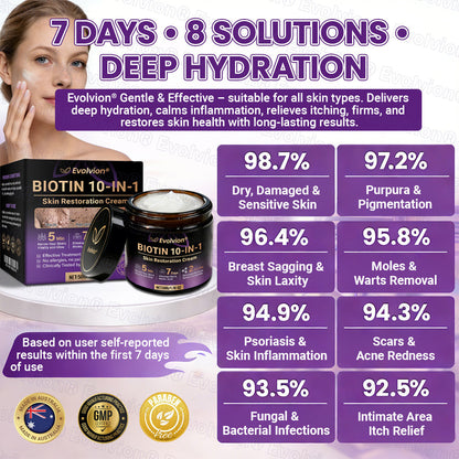 Made and Shipped from Australia🦘🔖Evolvion® Biotin 10-in-1 All-in-One Barrier Repair Cream - Last Day Promotion: 50% OFF