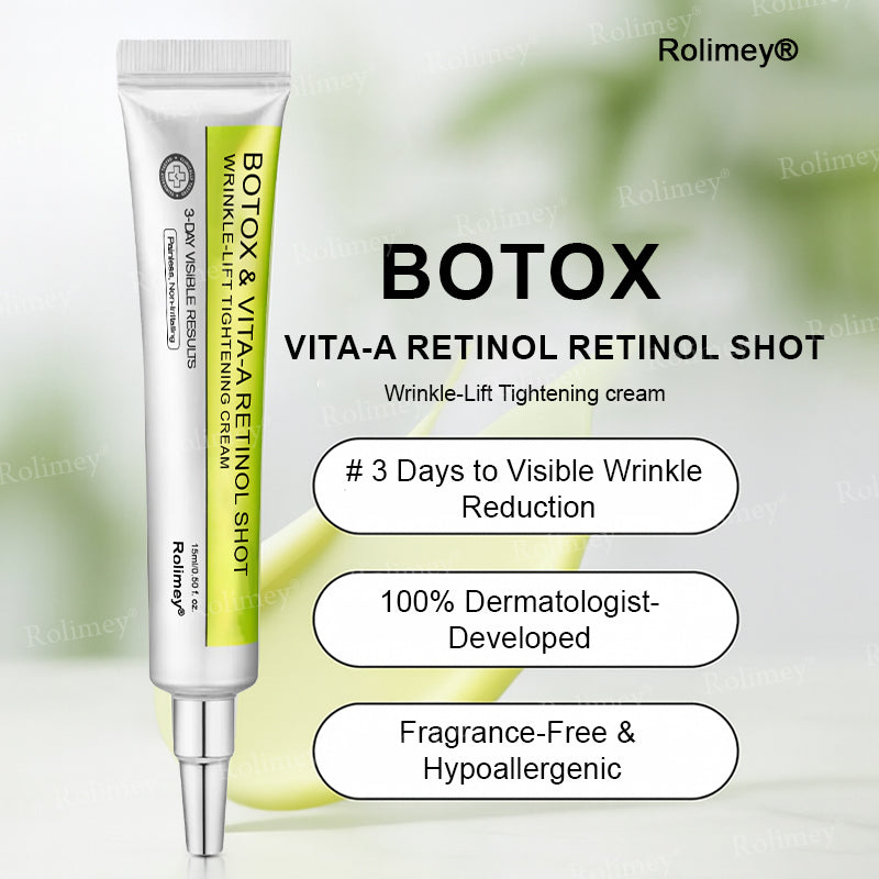 Made and shipped from Australia🦘Rolimey® Botox & Vita-A Retinol Shot Wrinkle-Lift Tightening cream - Last Day Promotion 70% OFF