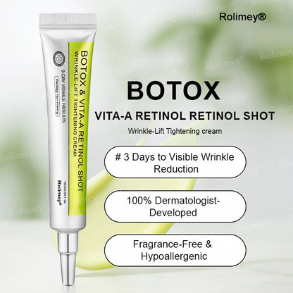 Made and shipped from Australia🦘Rolimey® Botox & Vita-A Retinol Shot Wrinkle-Lift Tightening cream - Last Day Promotion 70% OFF