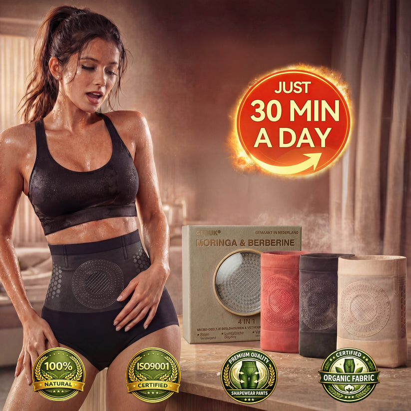 🦘GFOUK® Moringa & Berberine 4-in-1 Microparticle Sculpting & Fat-Burning Shorts