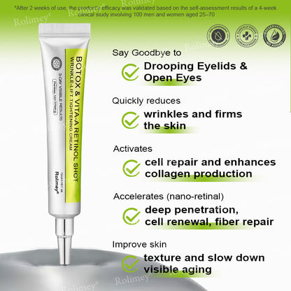 Made and shipped from Australia🦘Rolimey® Botox & Vita-A Retinol Shot Wrinkle-Lift Tightening cream - Last Day Promotion 70% OFF