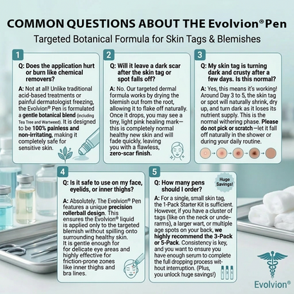 Made and Shipped from Australia🦘Evolvion® 𝟕-𝐃𝒂𝘆 𝐒𝗸𝐢𝐧 𝐓𝒂𝗴 & 𝐒𝐩𝙤𝐭 𝐄𝐫𝒂𝐬𝙚𝐫 Painless & Scar-Free Advanced Imperfection Remova𝗜 Ro𝗜𝗜erba𝗜𝗜 Pen