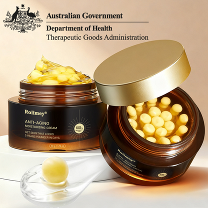 ✅Official Store |🦘✴️Rolimey® Anti-Aging Moisturizing Cream with Hyaluronic Acid, Retinol & Collagen – For Face, Neck, Décolleté & Legs – Made in Australia – Day & Night Use