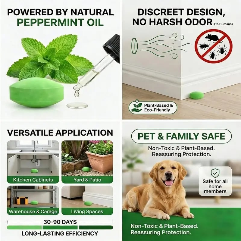 🦘Avasoma® 12- Pack Popular Natural Rodent Repellent Balls, Natural Pest Repellent