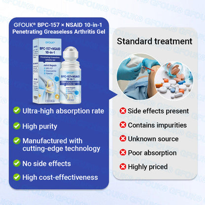 𝐎𝐟𝐟𝐢𝐜𝐢𝐚𝐥 𝐒𝐭𝐨𝐫𝐞 🇦🇺 |🦘GFOUK® BPC-157 × NSAID 10-in-1 Penetrating Greaseless Arthritis Gel