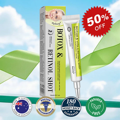 Made and shipped from Australia🦘Rolimey® Botox & Vita-A Retinol Shot Wrinkle-Lift Tightening cream - Last Day Promotion 70% OFF